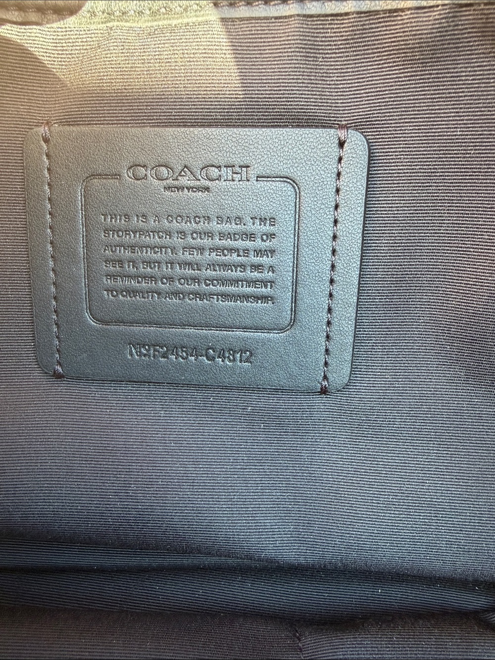 🌻 COACH 2850 🌻 BANANA LEAVES REVERSIBLE CITY TOTE MSRP $350 - Picture 14 of 16